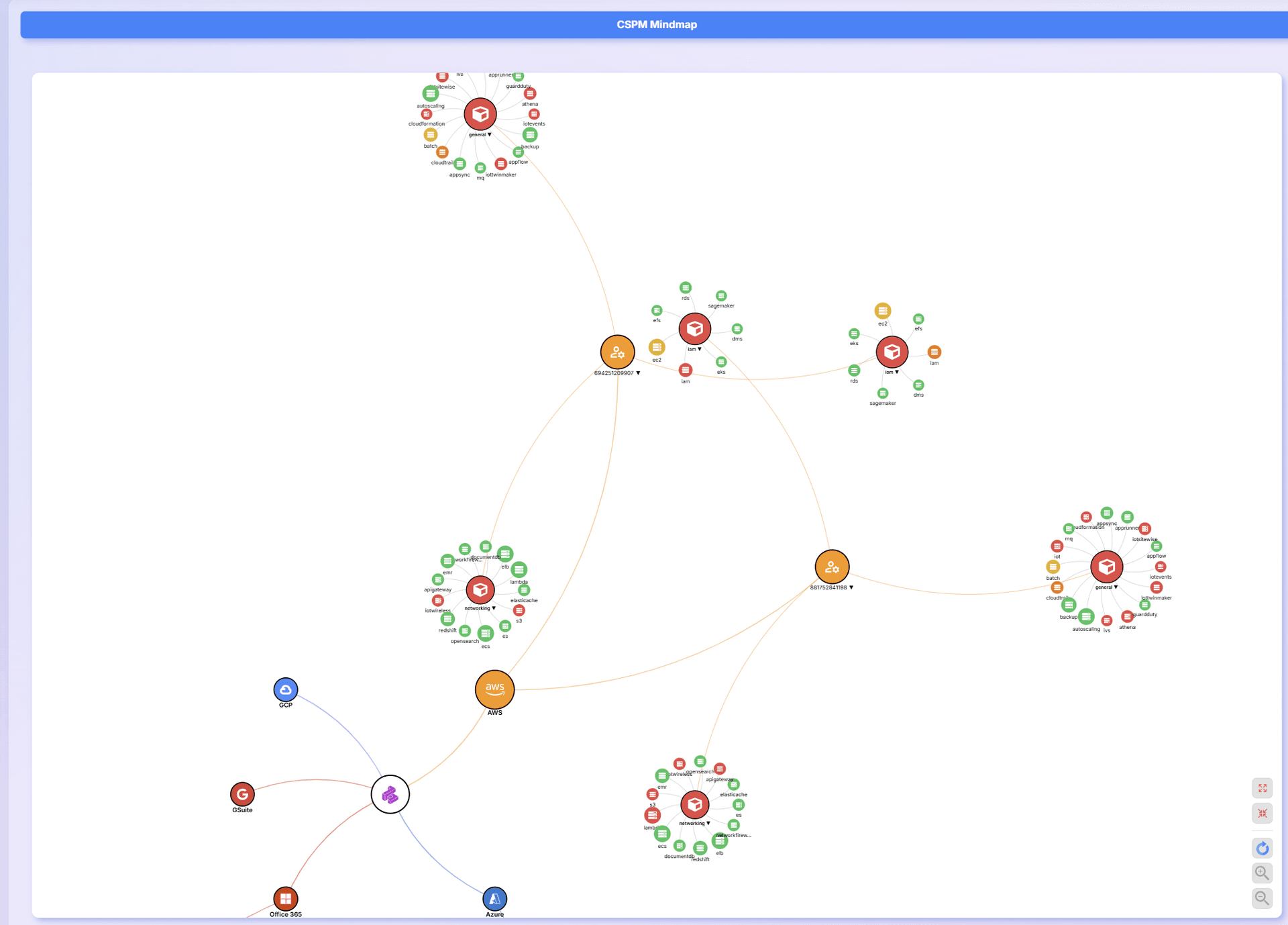 Cloud Map - Interactive cloud infrastructure visualization